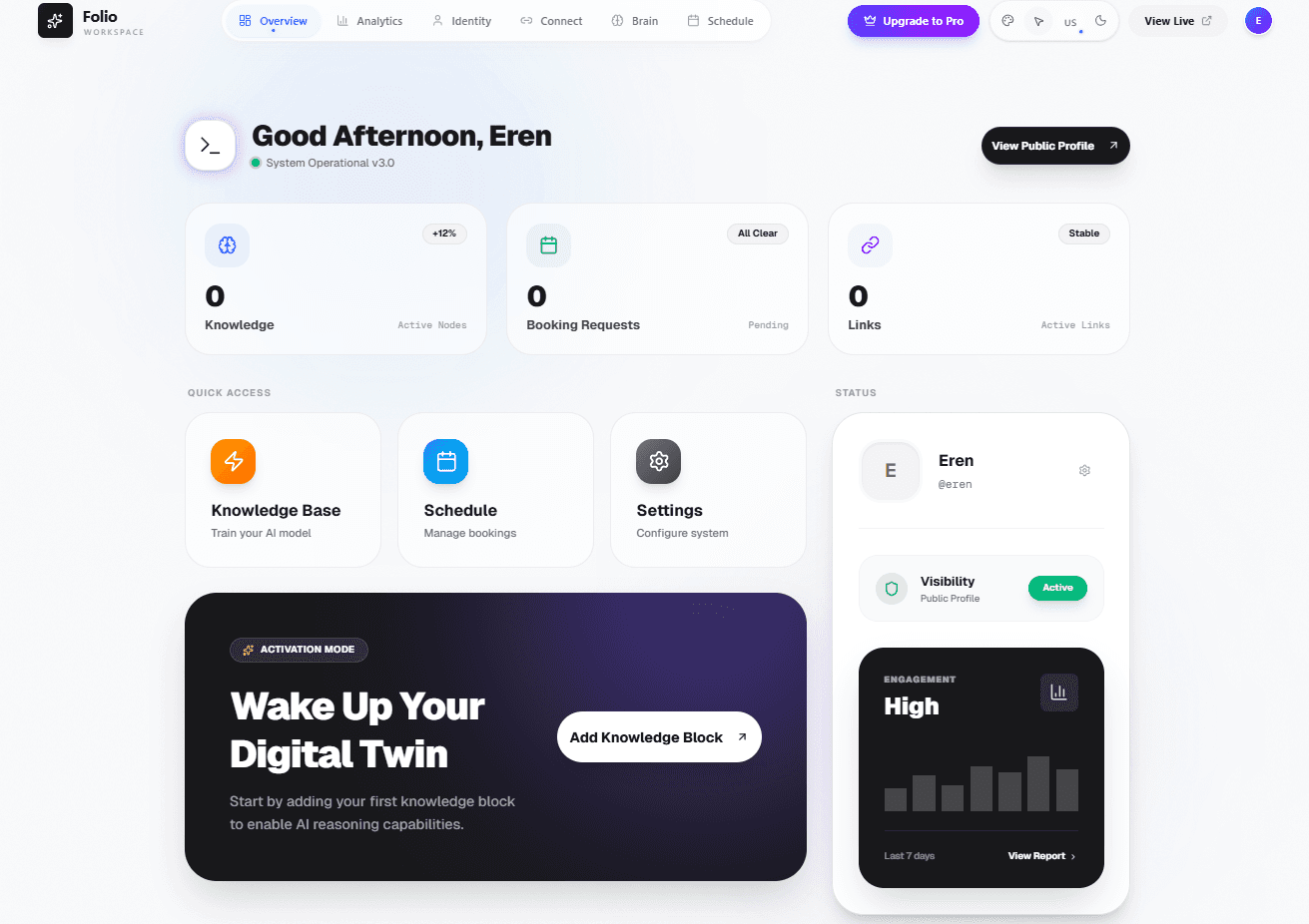 Folio Smart Dashboard
